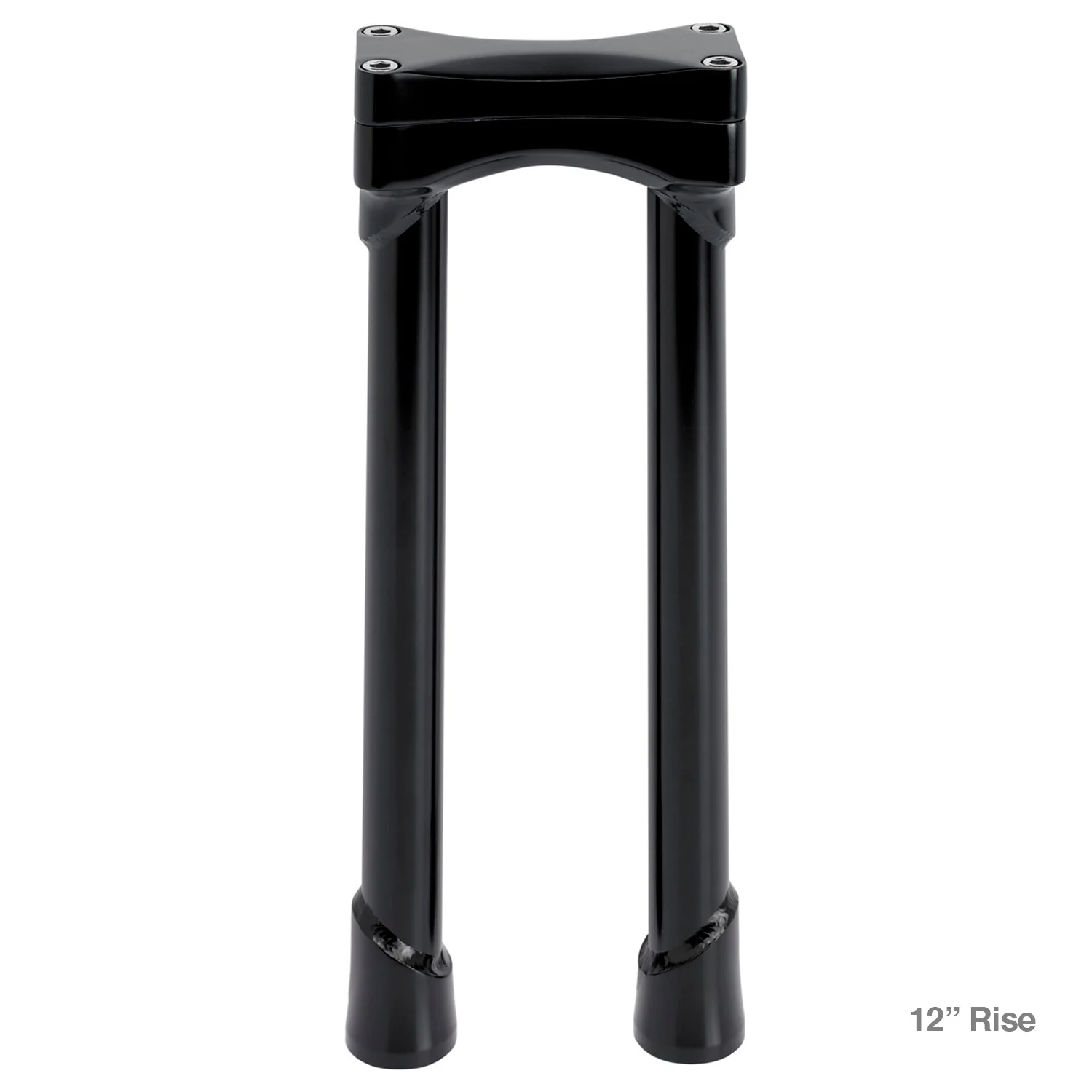 CLOSEOUT Murdock O/S Risers 12" - Black Electroplate - Image 3