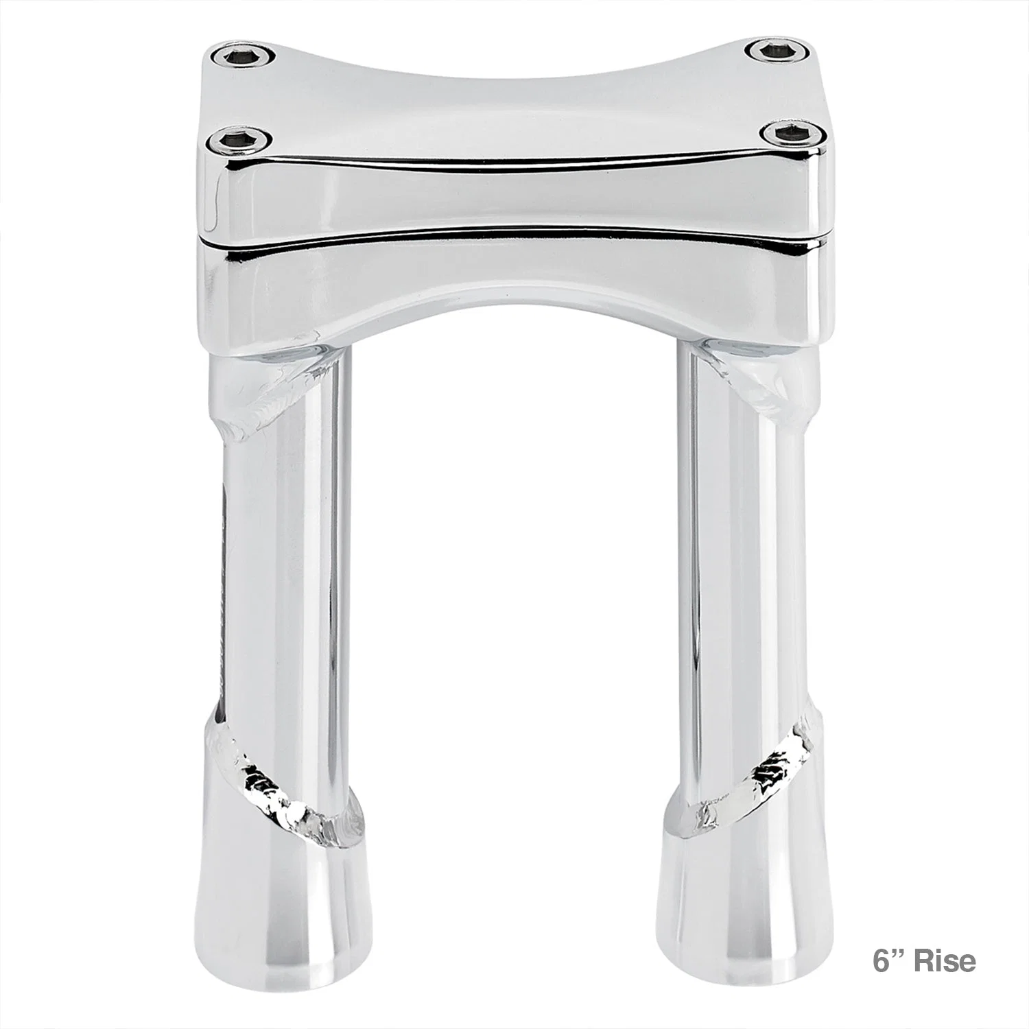 CLOSEOUT Murdock O/S Risers 6" 8" 10" 12" 14" - Chrome - Image 2