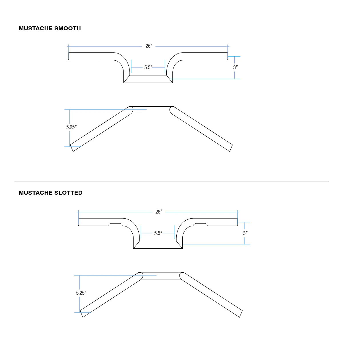 CLOSEOUT Mustache - Chrome - Image 17