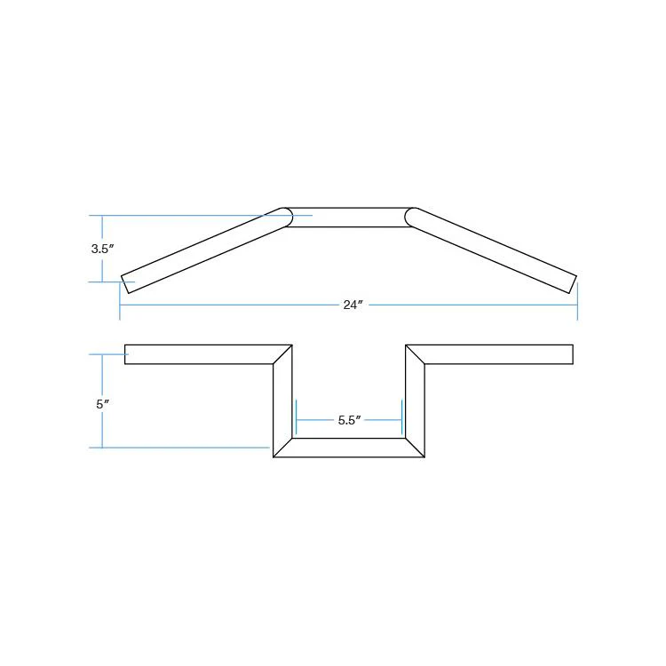 CLOSEOUT Zed 7/8" - Black Electroplate - Image 5