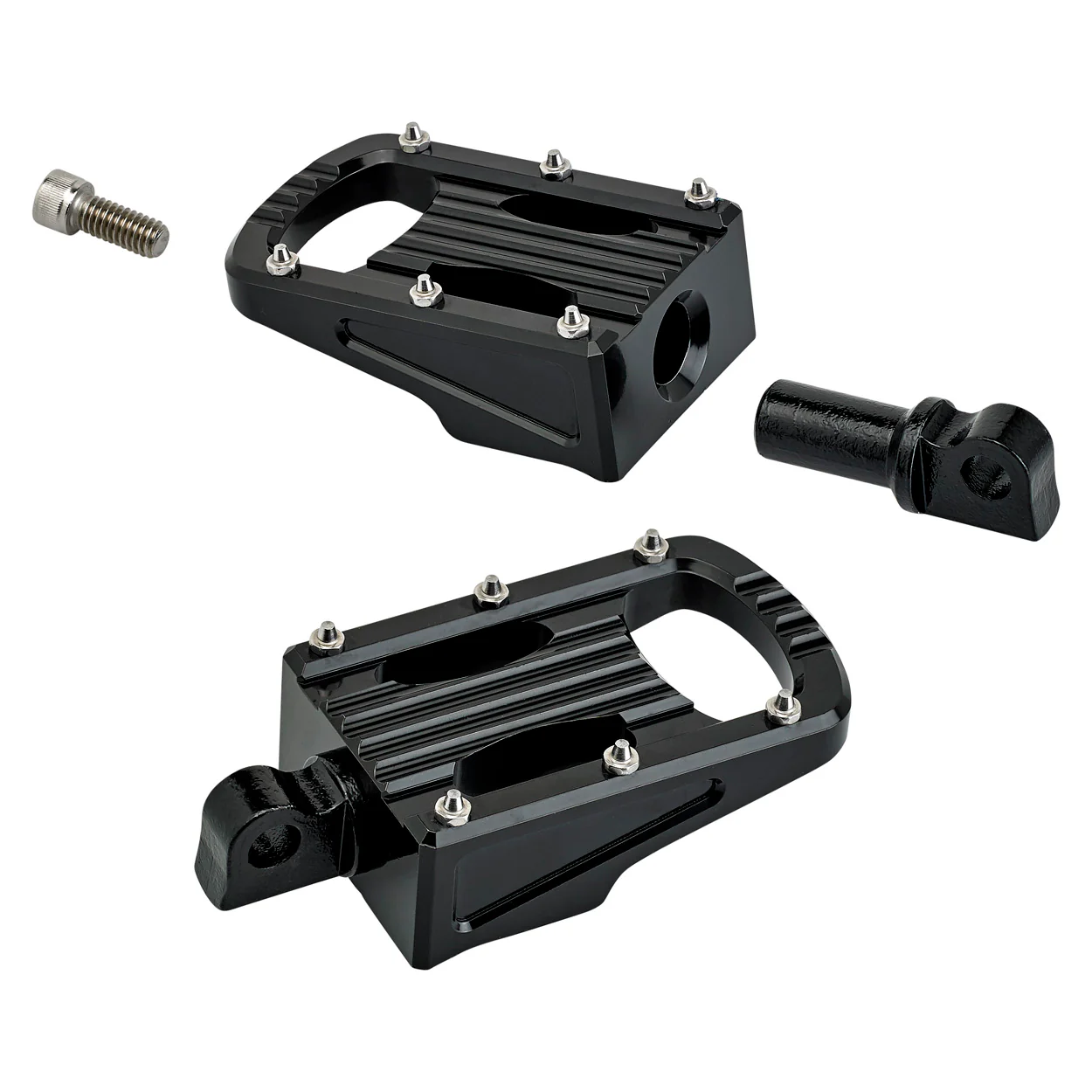 Punisher Foot Pegs HD Classic - Black Electroplate - Image 3