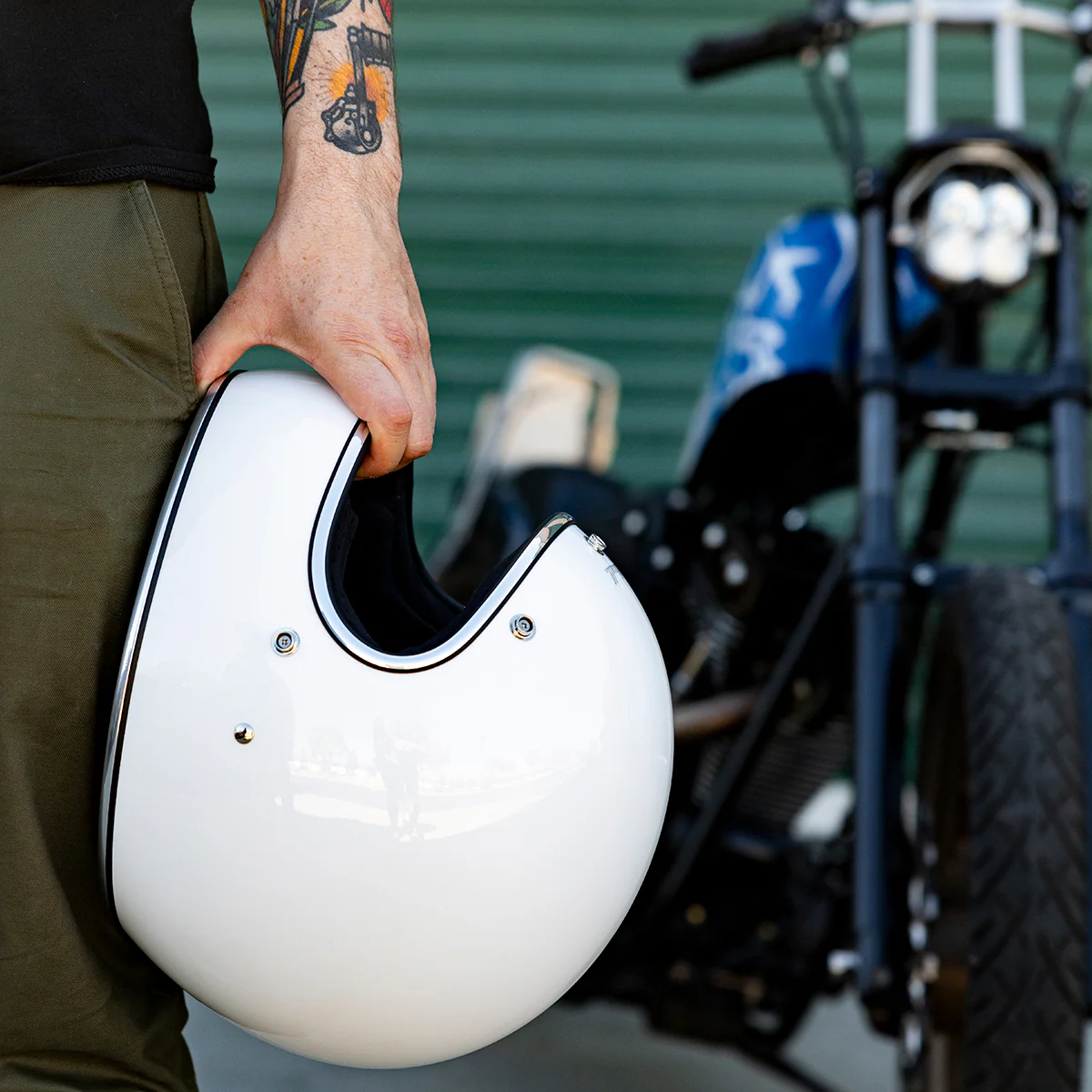 Gringo Helmet - Gloss White - Image 16