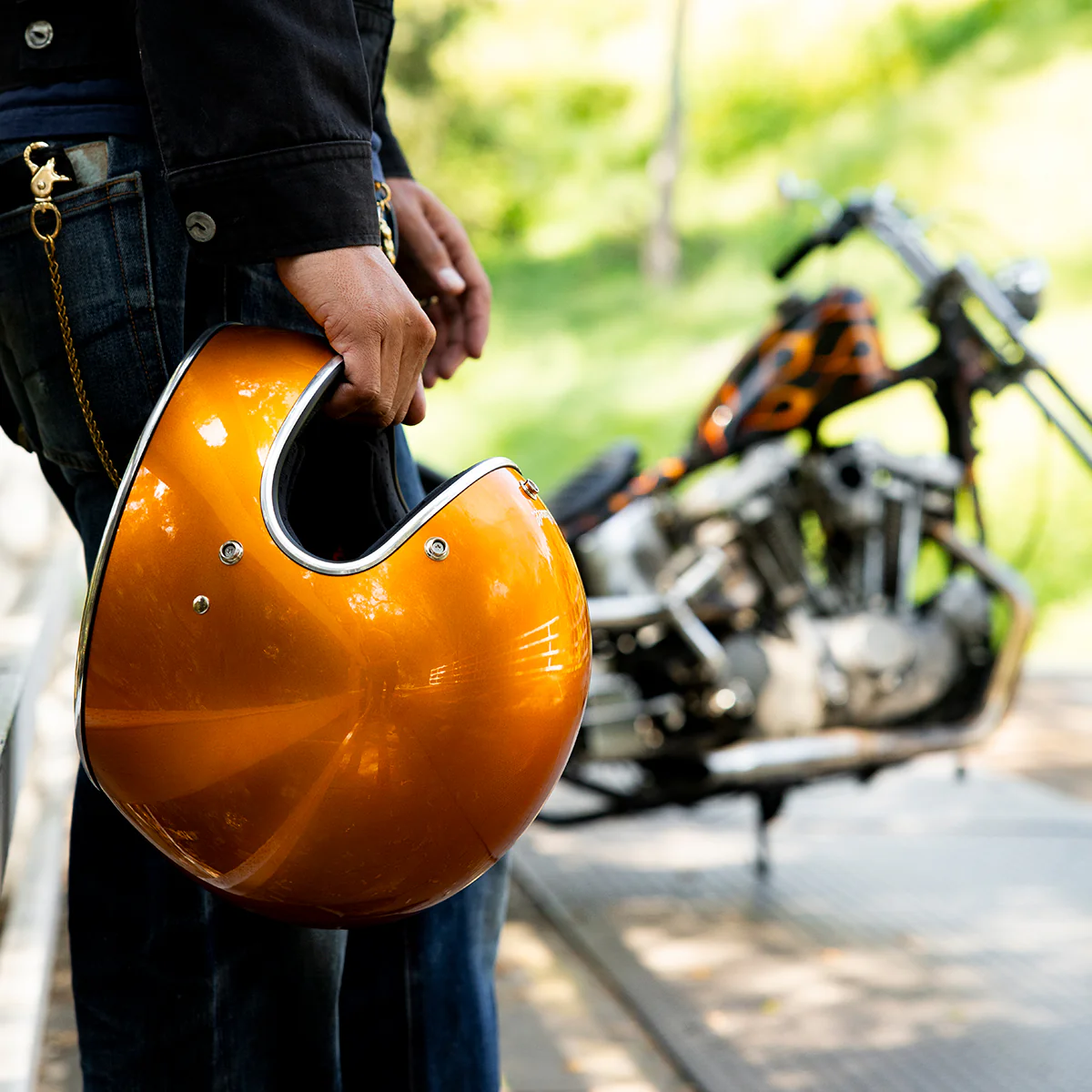 Gringo Helmet - Metallic Sunburst - Image 15