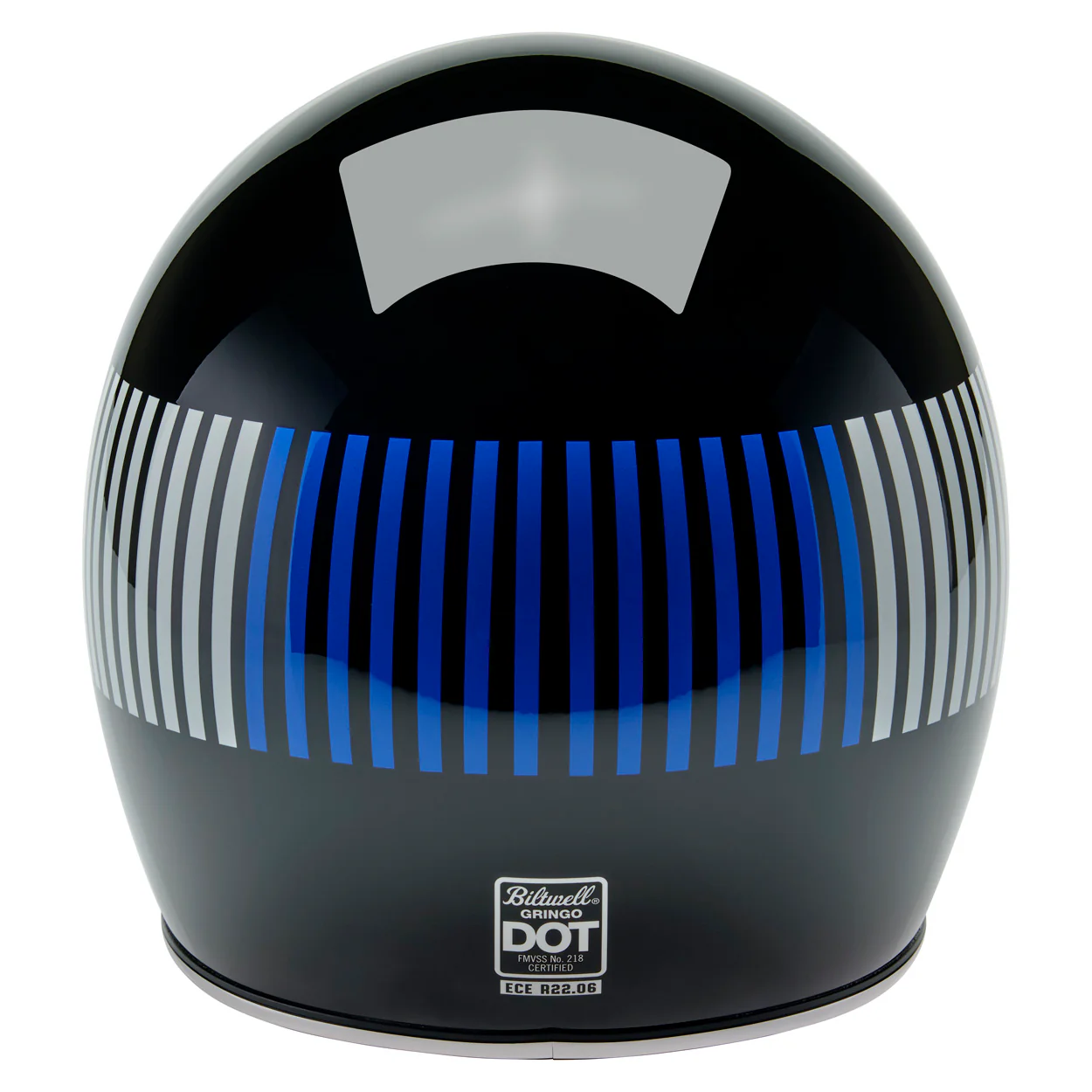 Gringo Helmet - Raceflow Gloss Black / Red / White / Blue - Image 4