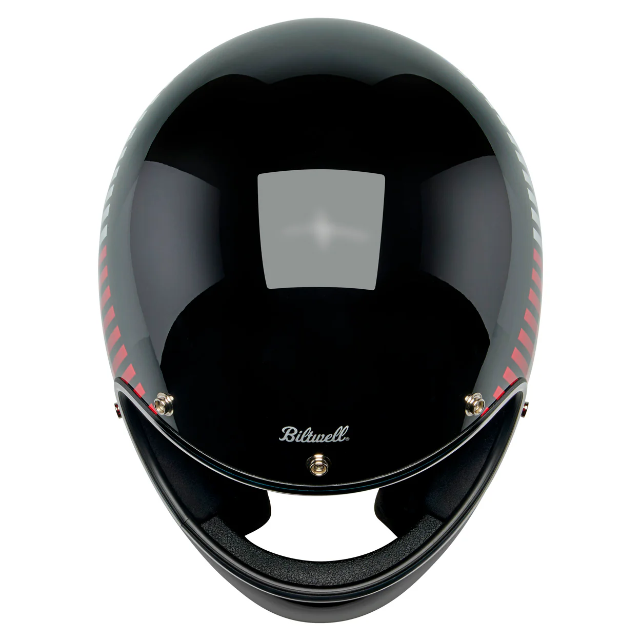 Gringo Helmet - Raceflow Gloss Black / Red / White / Blue - Image 5