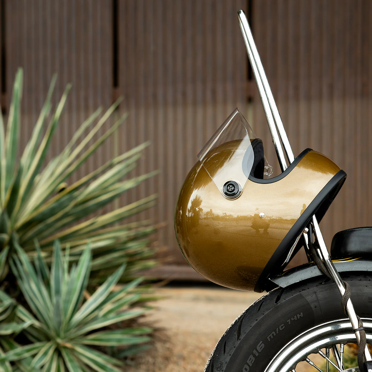 Gringo S Helmet - Metallic Ugly Gold - Image 16