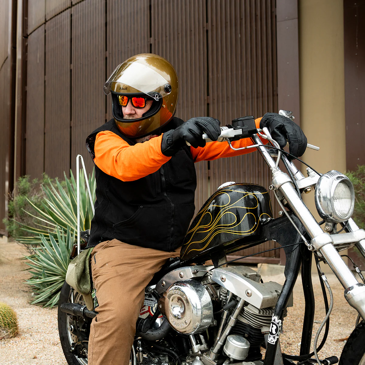 Gringo S Helmet - Metallic Ugly Gold - Image 18