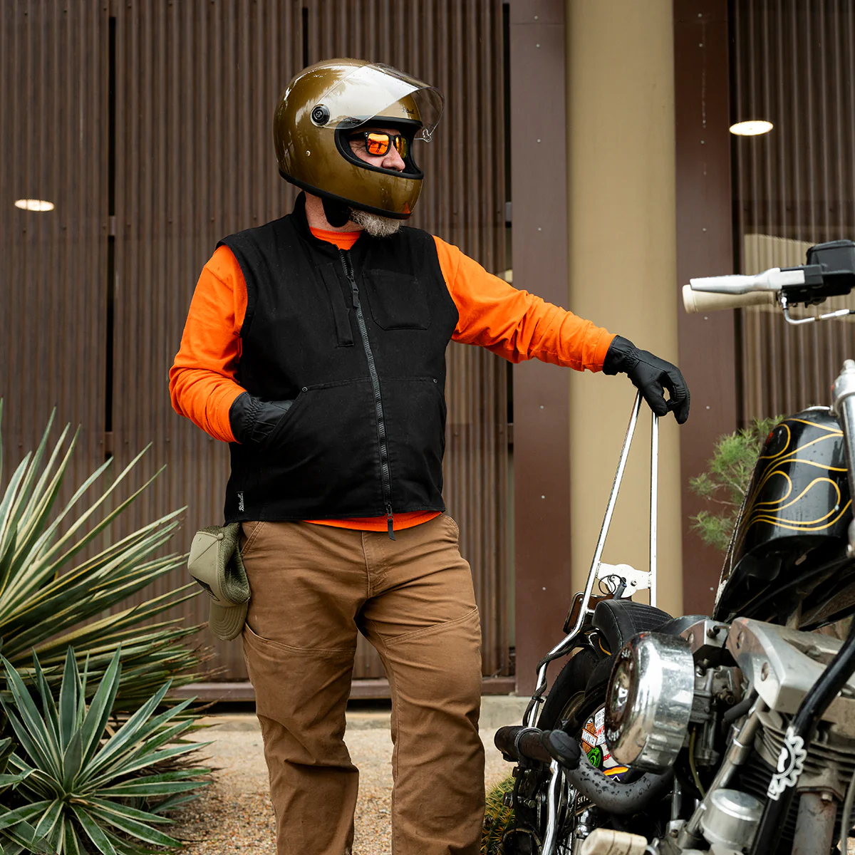 Gringo S Helmet - Metallic Ugly Gold - Image 19