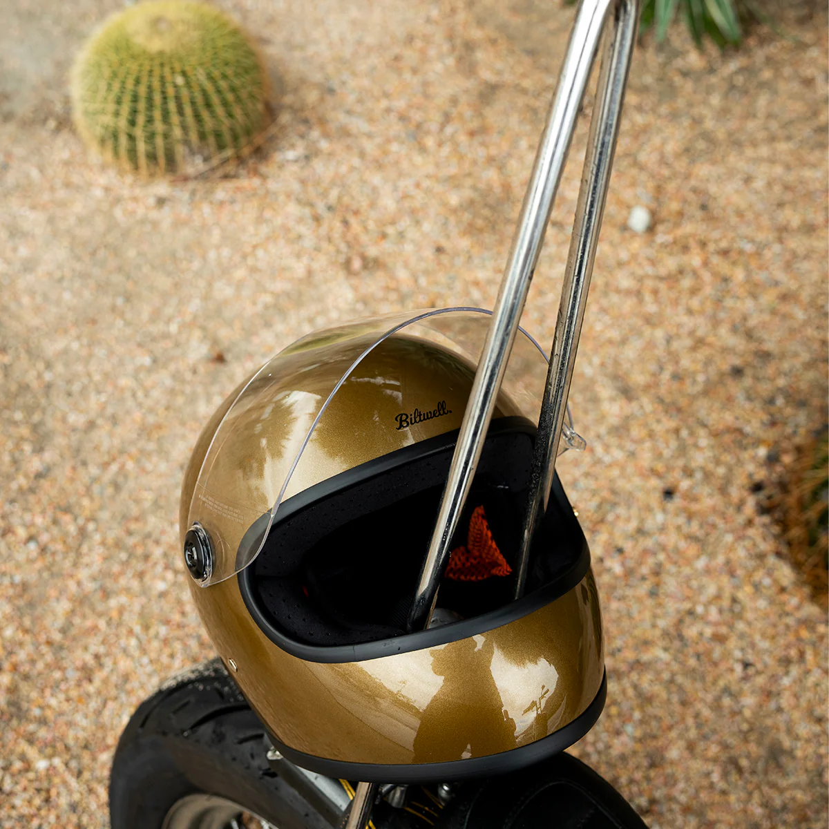 Gringo S Helmet - Metallic Ugly Gold - Image 20