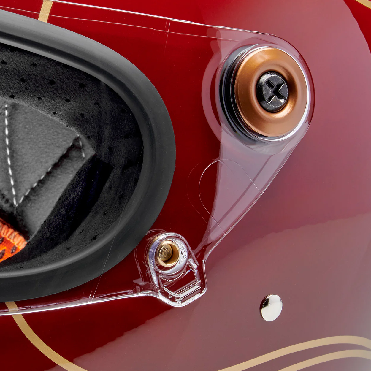 Gringo S Helmet - Gloss Garnet Red Flames - Image 6