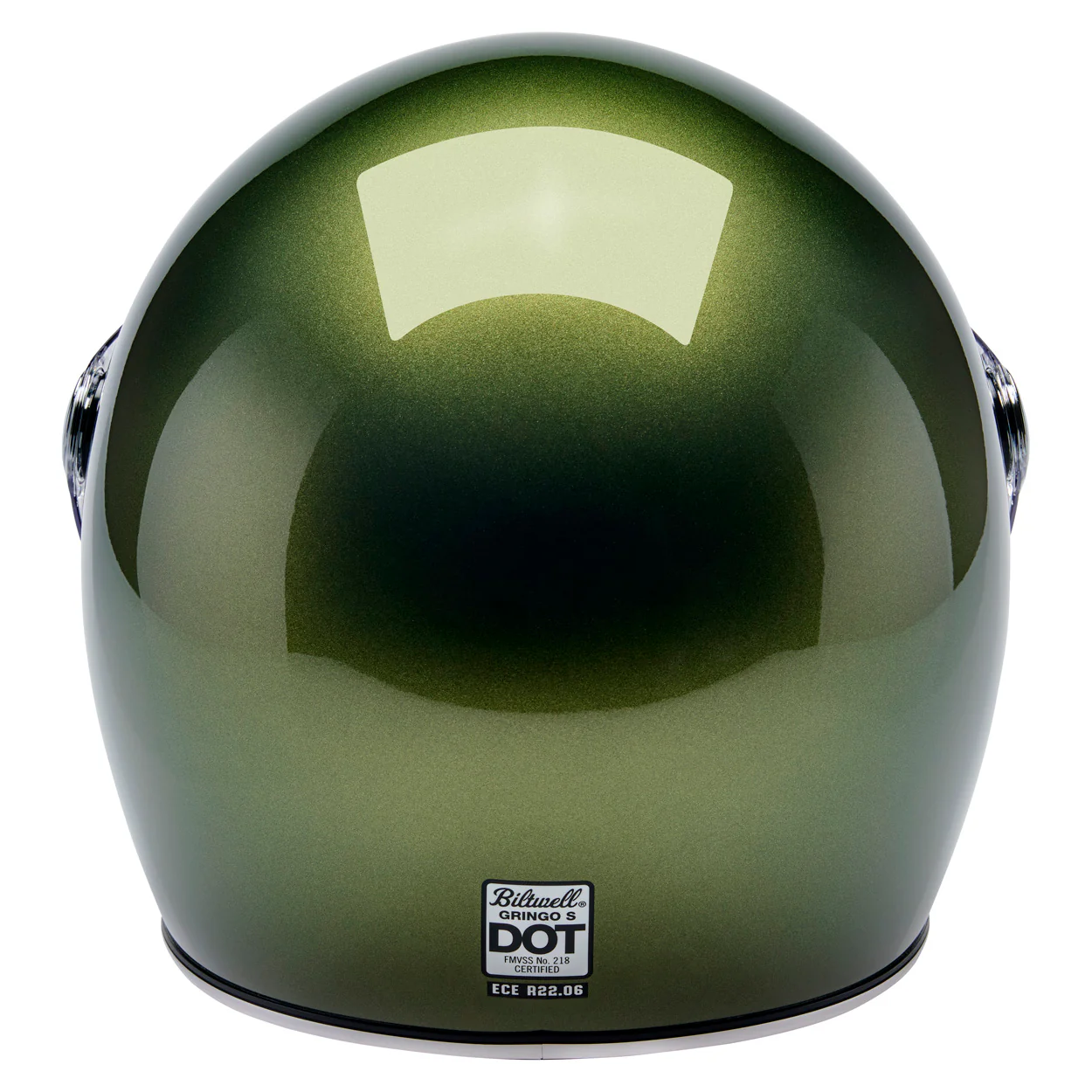 Gringo S Helmet - Metallic Dart Green - Image 4