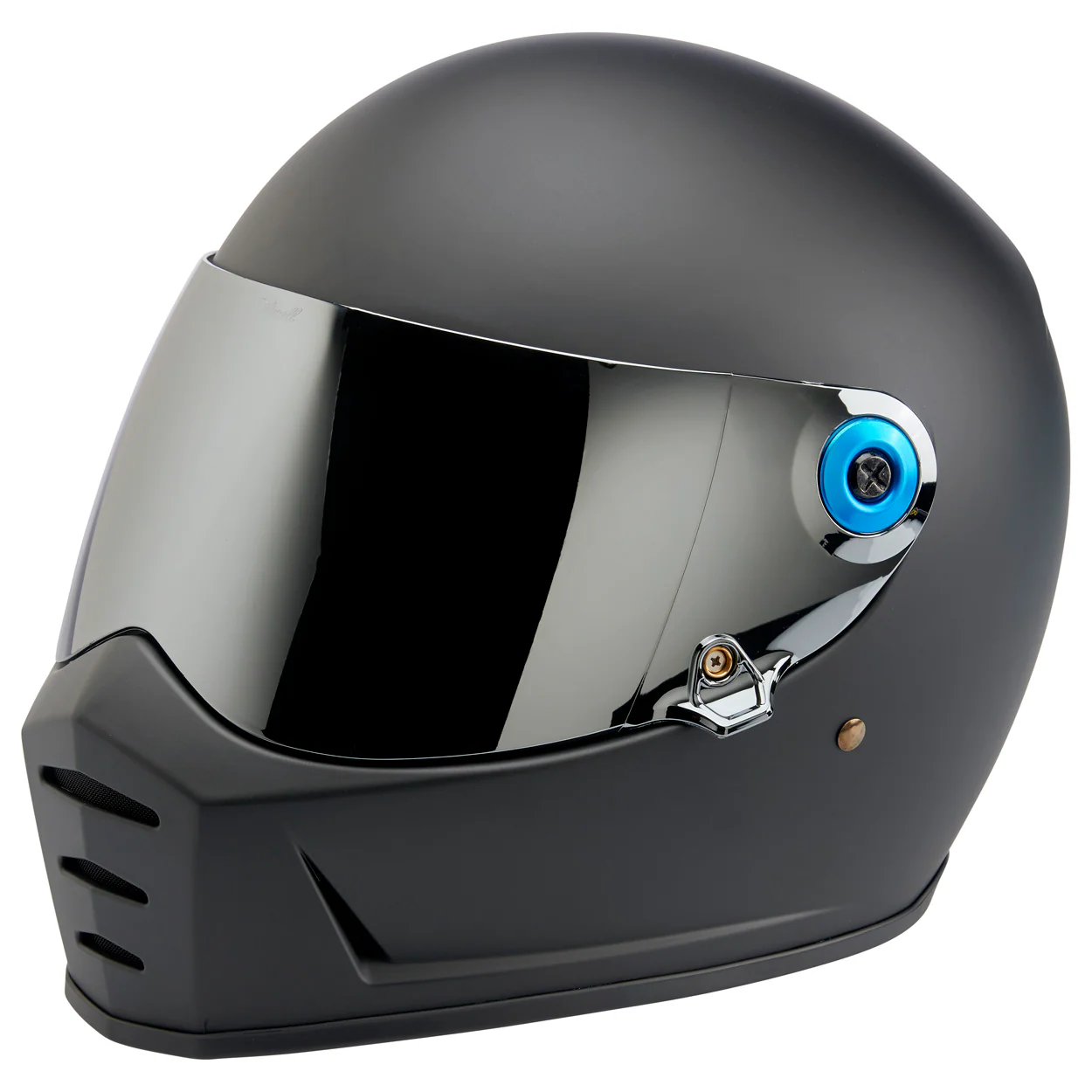 Helmet Hardware Kit - Black Screw / Blue Baseplate - Image 5