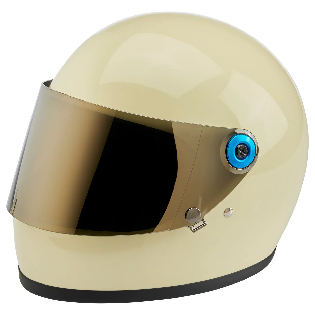 Helmet Hardware Kit - Black Screw / Blue Baseplate - Image 6