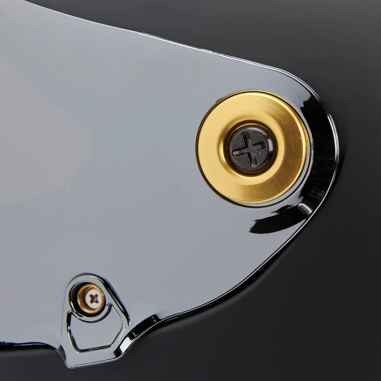 Helmet Hardware Kit - Black Screw / Gold Baseplate - Image 4
