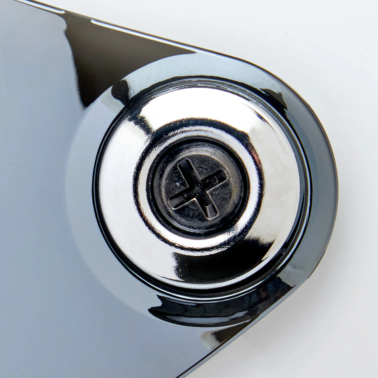 Helmet Hardware Kit - Black Screw / Chrome Baseplate - Image 3