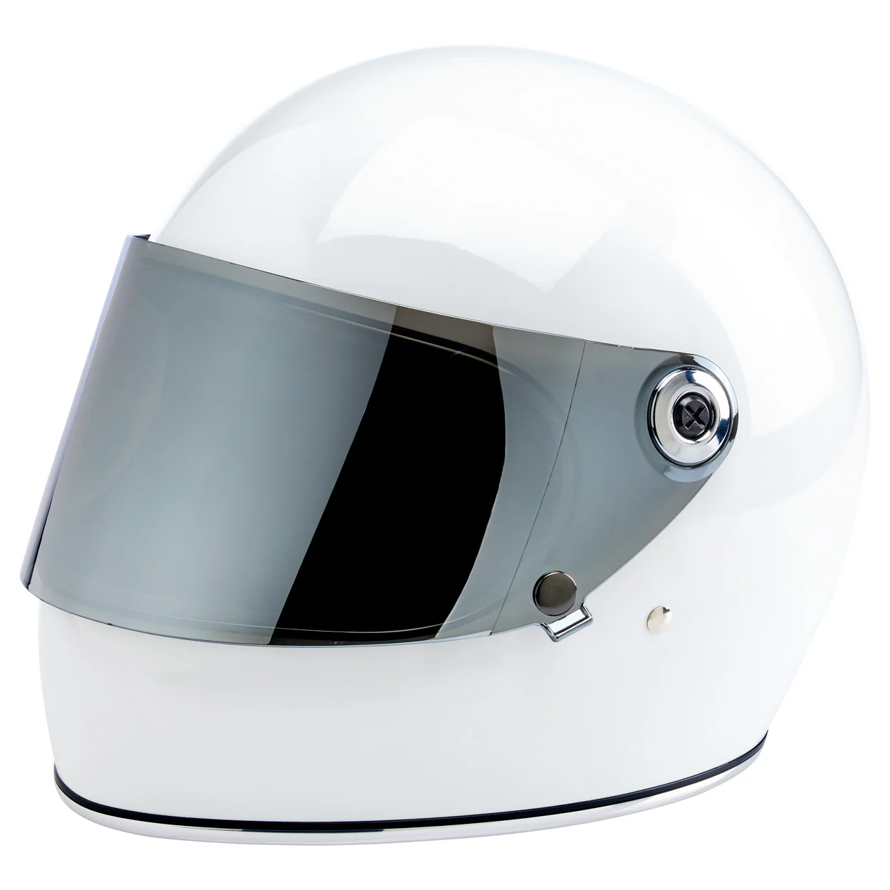 Helmet Hardware Kit - Black Screw / Chrome Baseplate - Image 6