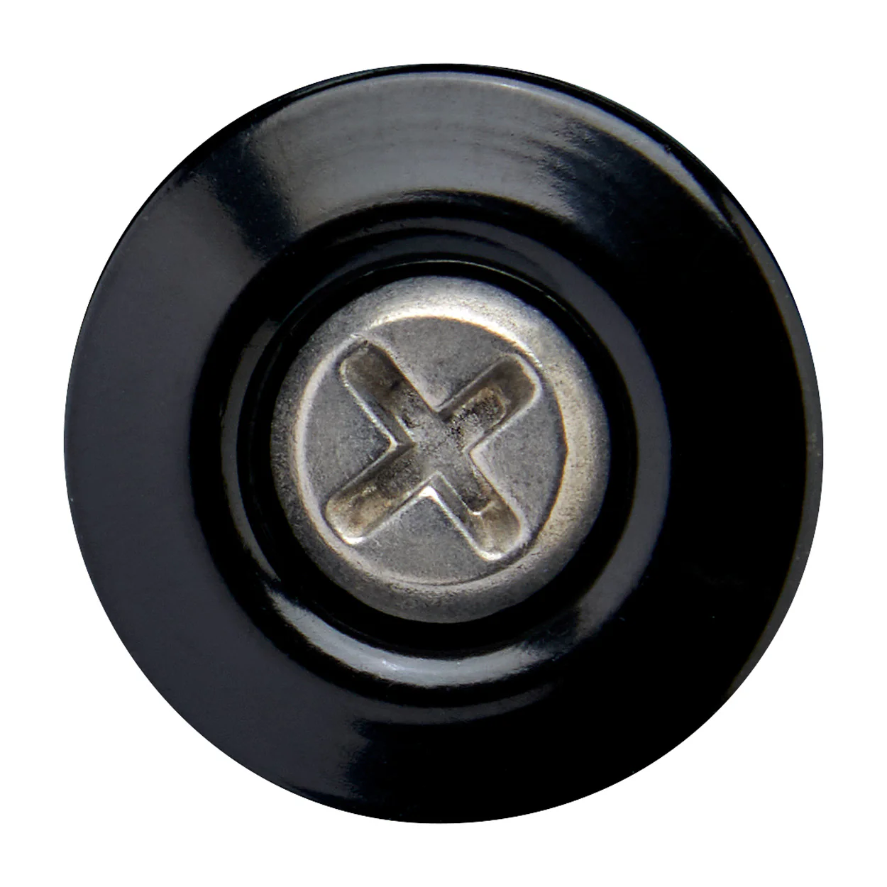 Helmet Hardware Kit - SS Screw / Black Baseplate - Image 2