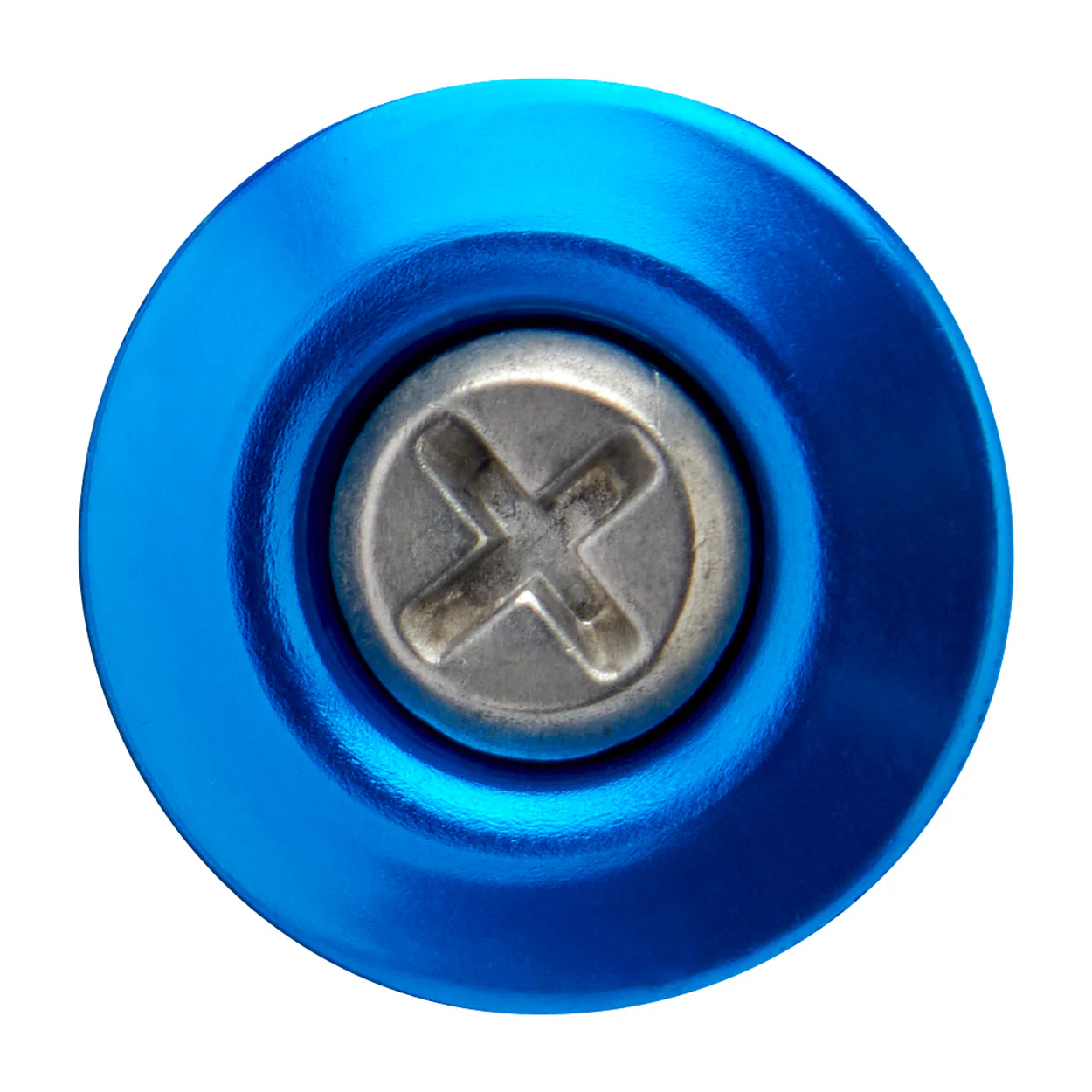 Helmet Hardware Kit - SS Screw / Blue Baseplate - Image 2