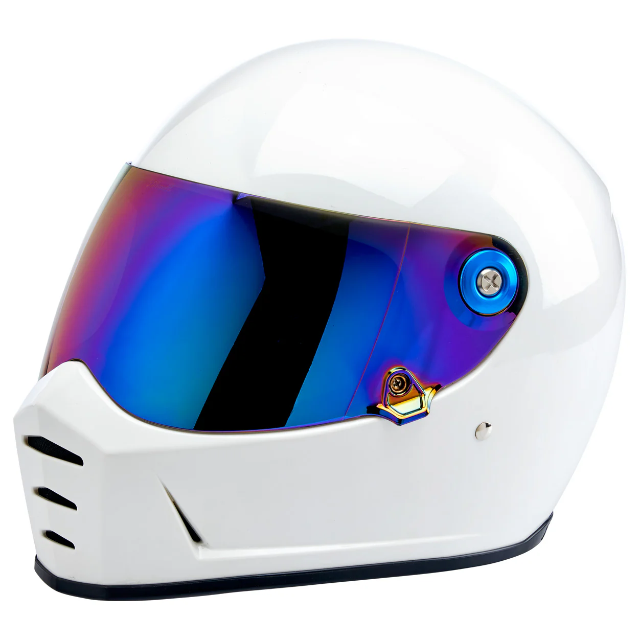 Helmet Hardware Kit - SS Screw / Blue Baseplate - Image 5