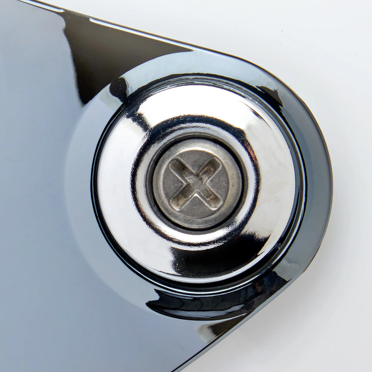 Helmet Hardware Kit - SS Screw / Chrome Baseplate - Image 3