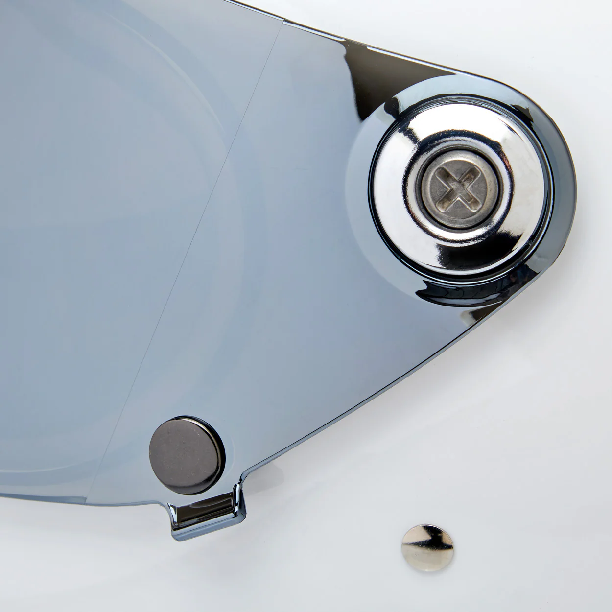 Helmet Hardware Kit - SS Screw / Chrome Baseplate - Image 4