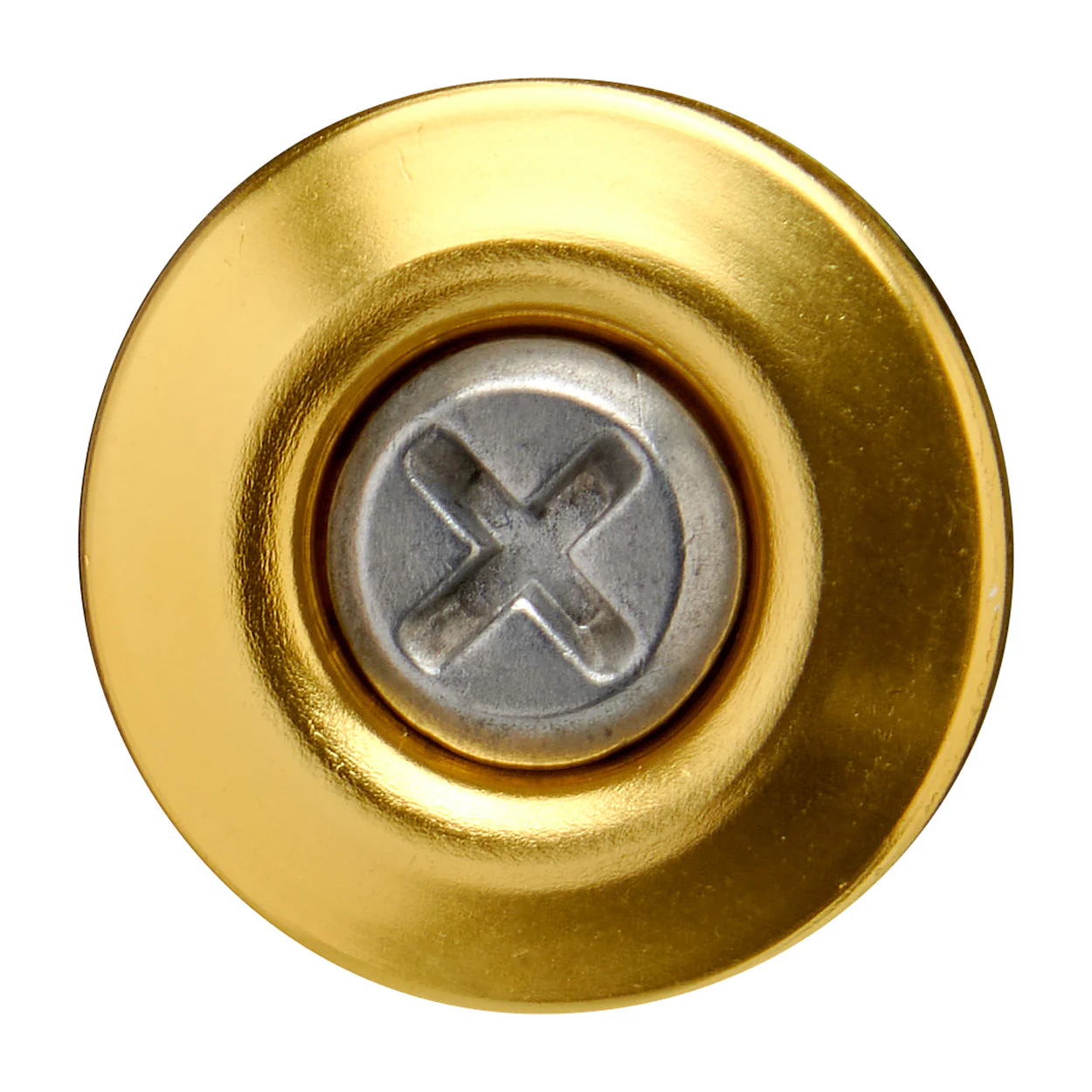 Helmet Hardware Kit - SS Screw / Gold Baseplate - Image 2