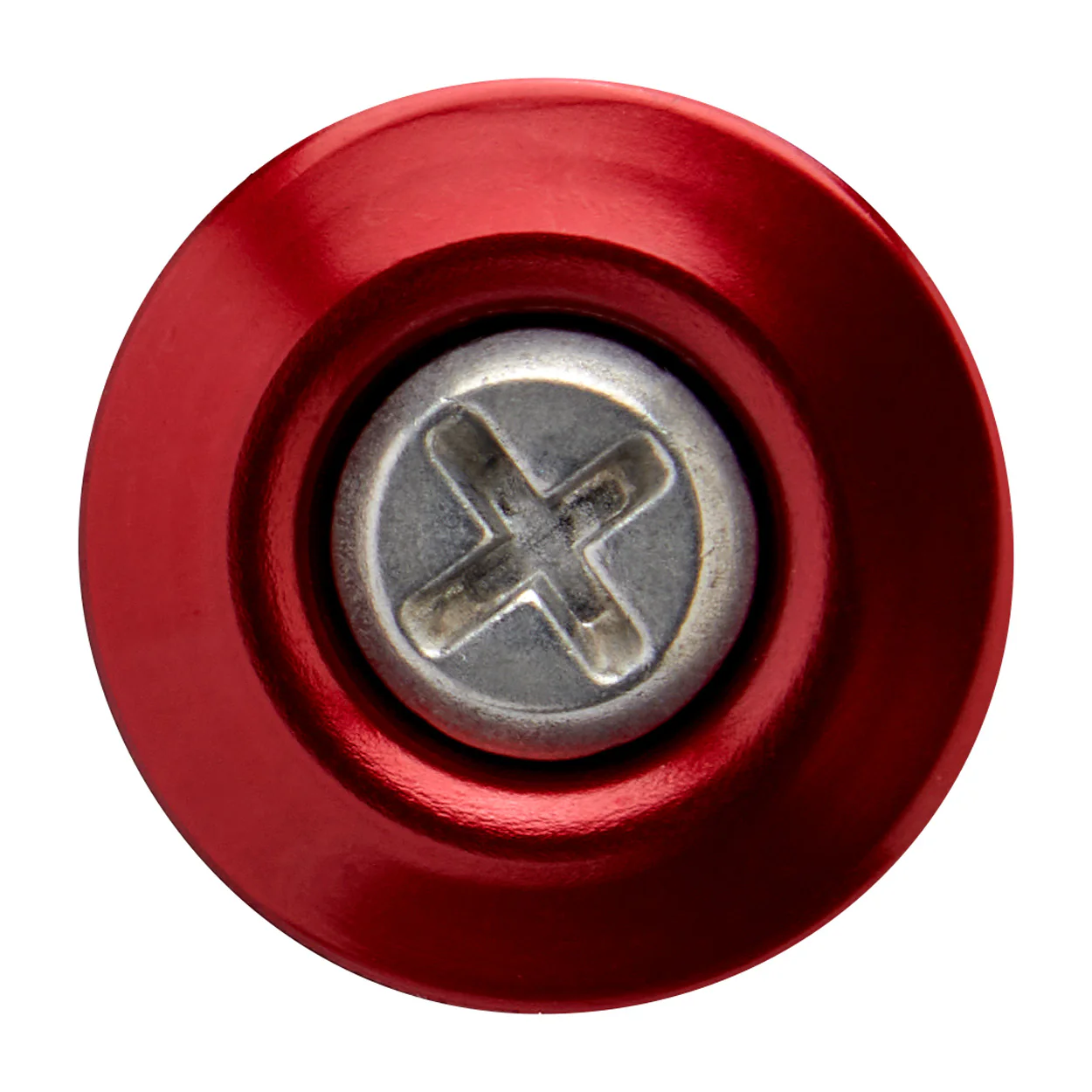 Helmet Hardware Kit - SS Screw / Red Baseplate - Image 2