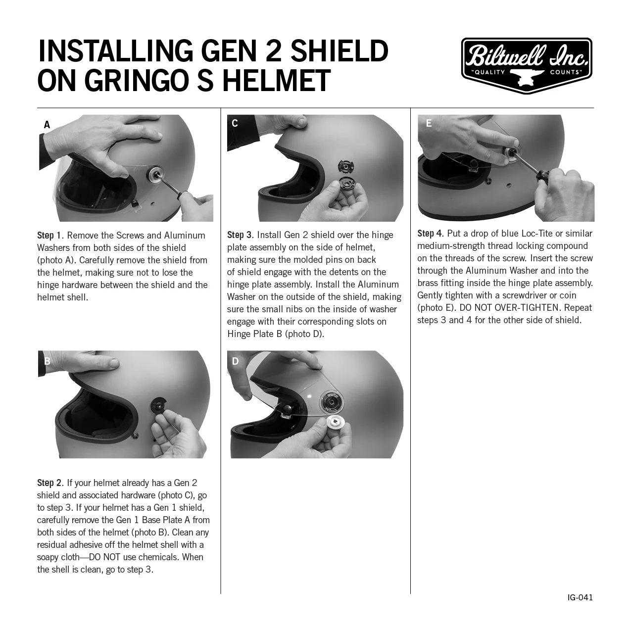 Helmet Shield Gen 2 Baseplate Kit Set - Image 3