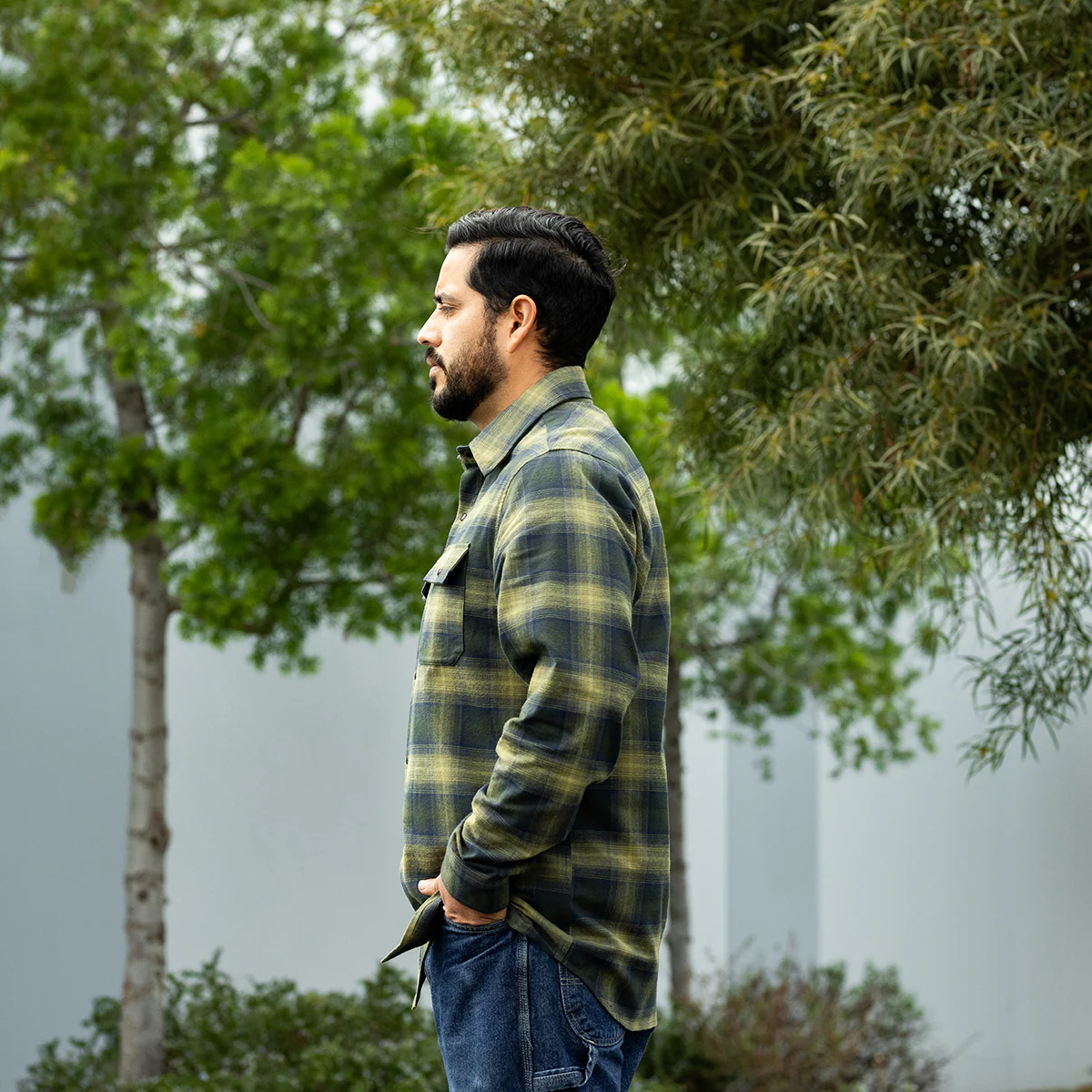 Hi Test Flannel - Moss - Image 16
