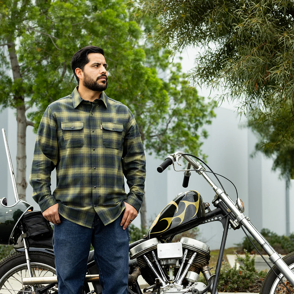 Hi Test Flannel - Moss - Image 18