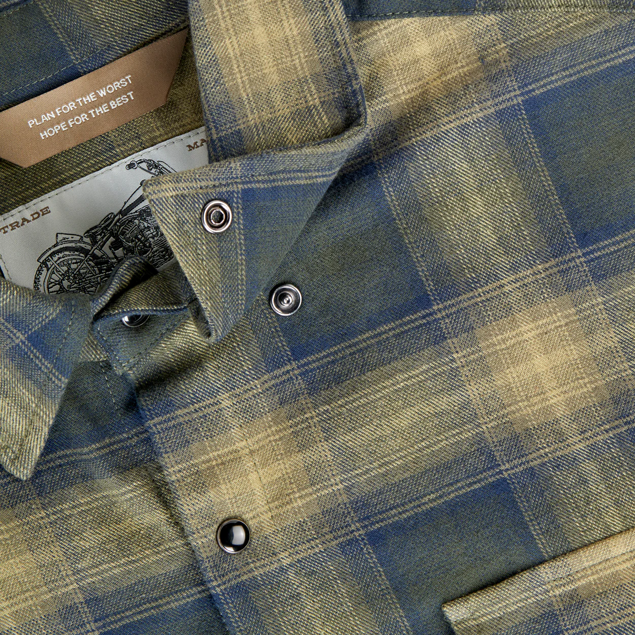 Hi Test Flannel - Moss - Image 7