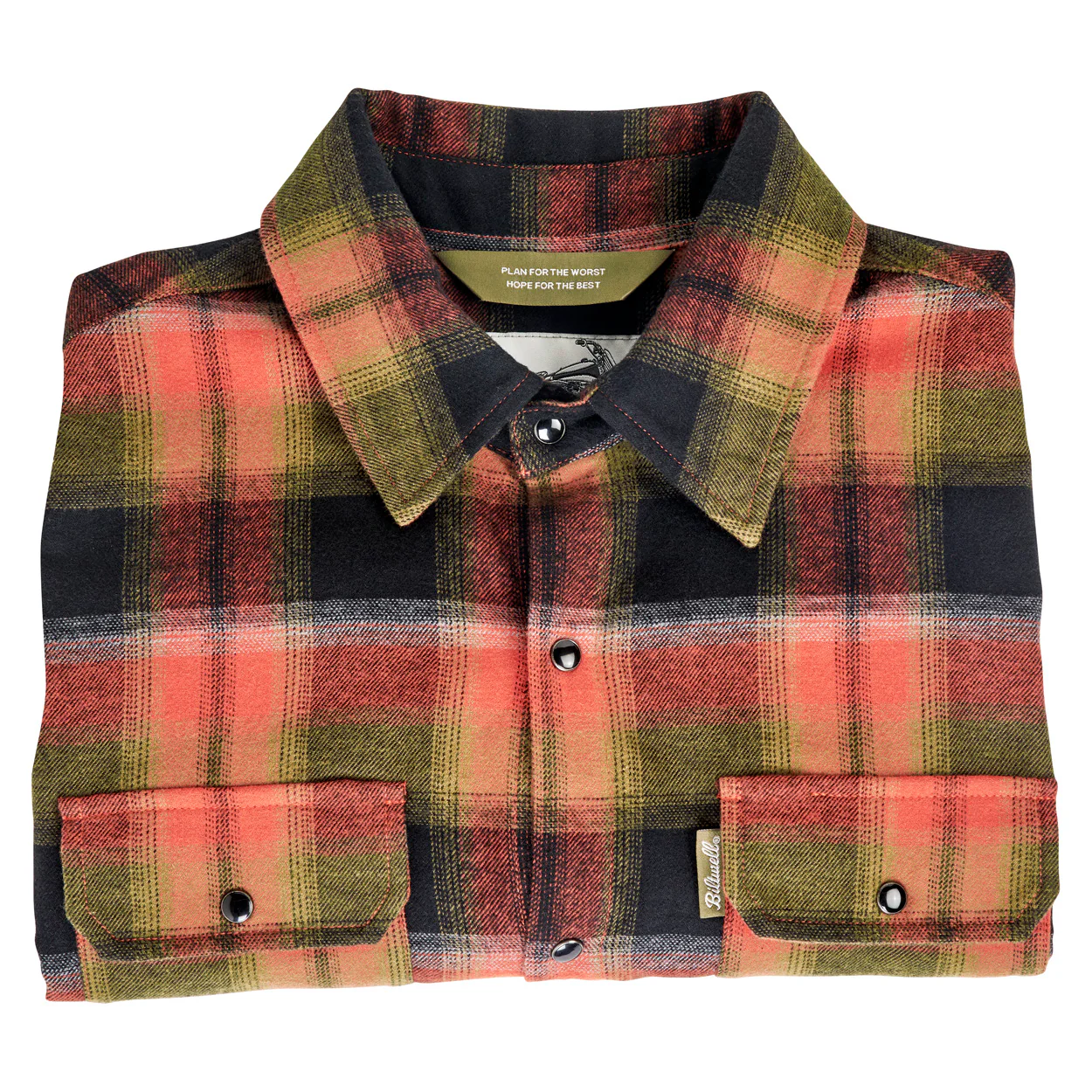 Hi Test Flannel - Rust - Image 11