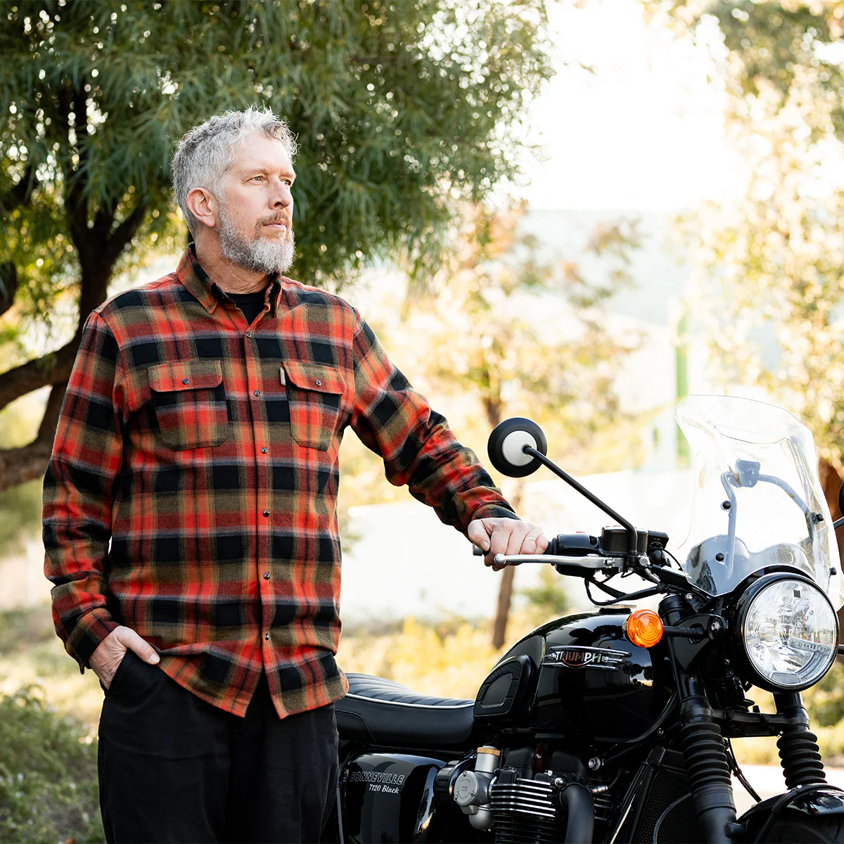 Hi Test Flannel - Rust - Image 16