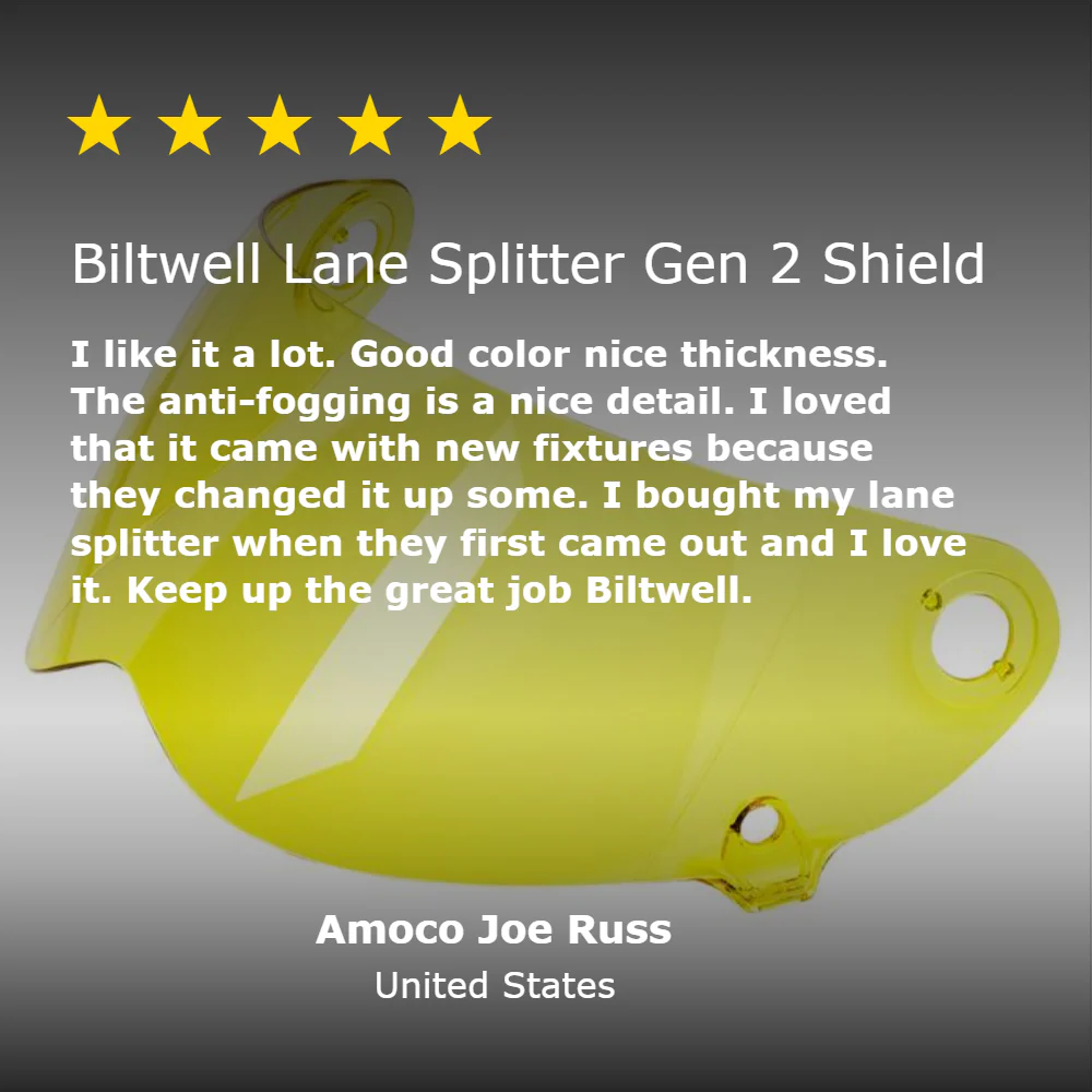 Lane Splitter Gen 2 Shield - Yellow - Image 8