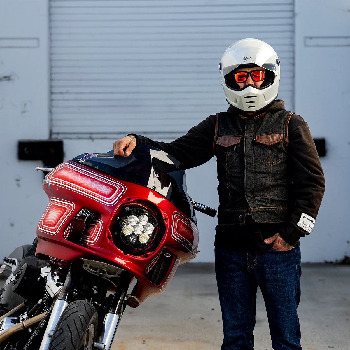 Lane Splitter Helmet - Gloss Chalk - Image 14