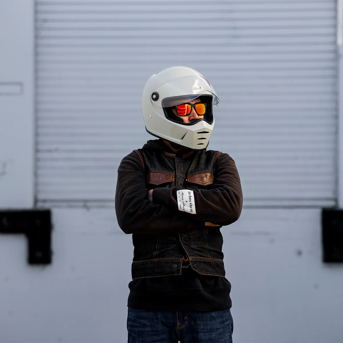 Lane Splitter Helmet - Gloss Chalk - Image 16