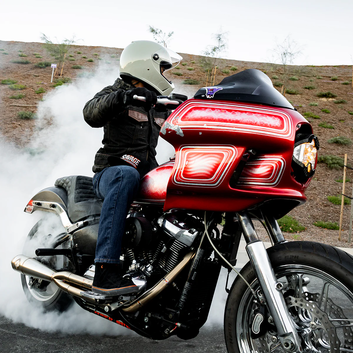 Lane Splitter Helmet - Gloss Chalk - Image 17