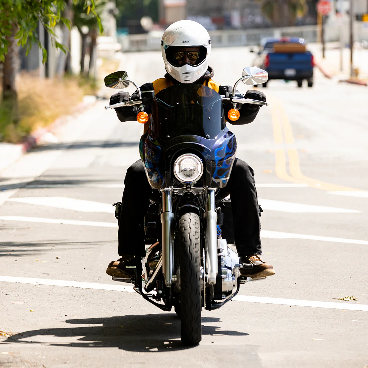Lane Splitter Helmet - Gloss White - Image 20