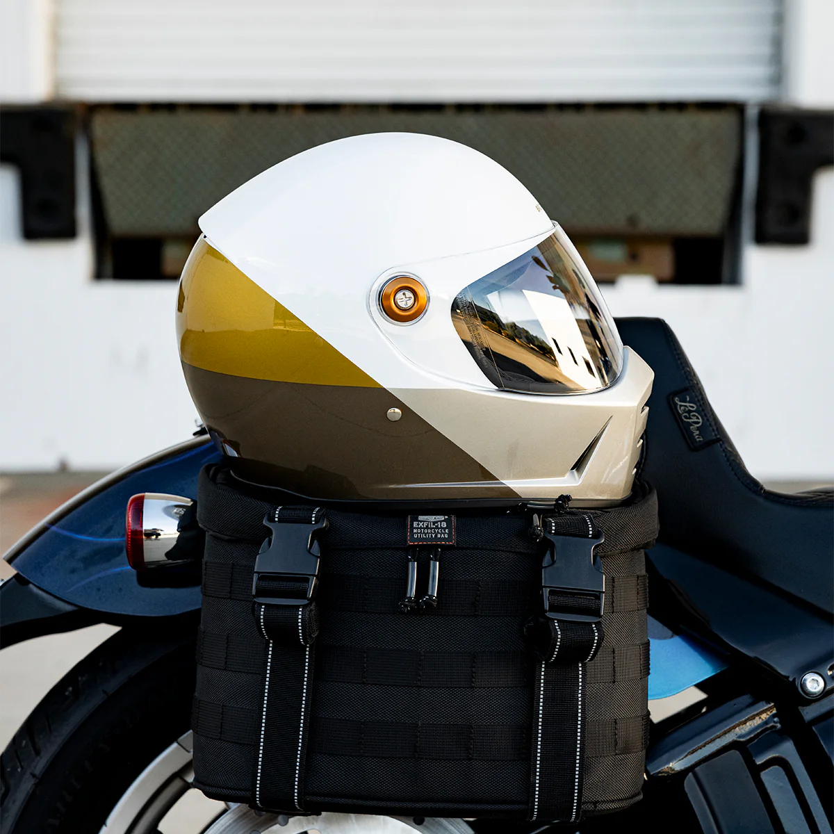 Lane Splitter Helmet - Intersection Gold Silver Bronze - Image 17