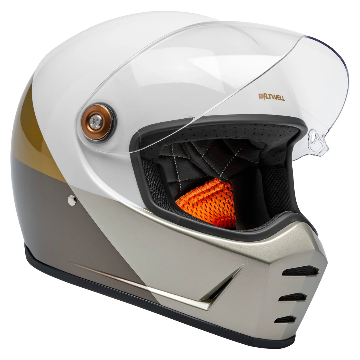 Lane Splitter Helmet - Intersection Gold Silver Bronze - Image 3