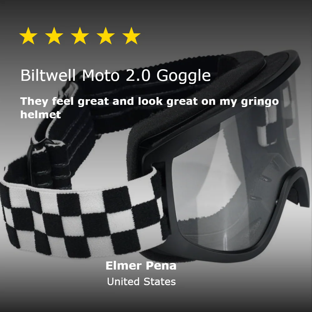Moto 2.0 Goggle - Checkers Black - Image 7