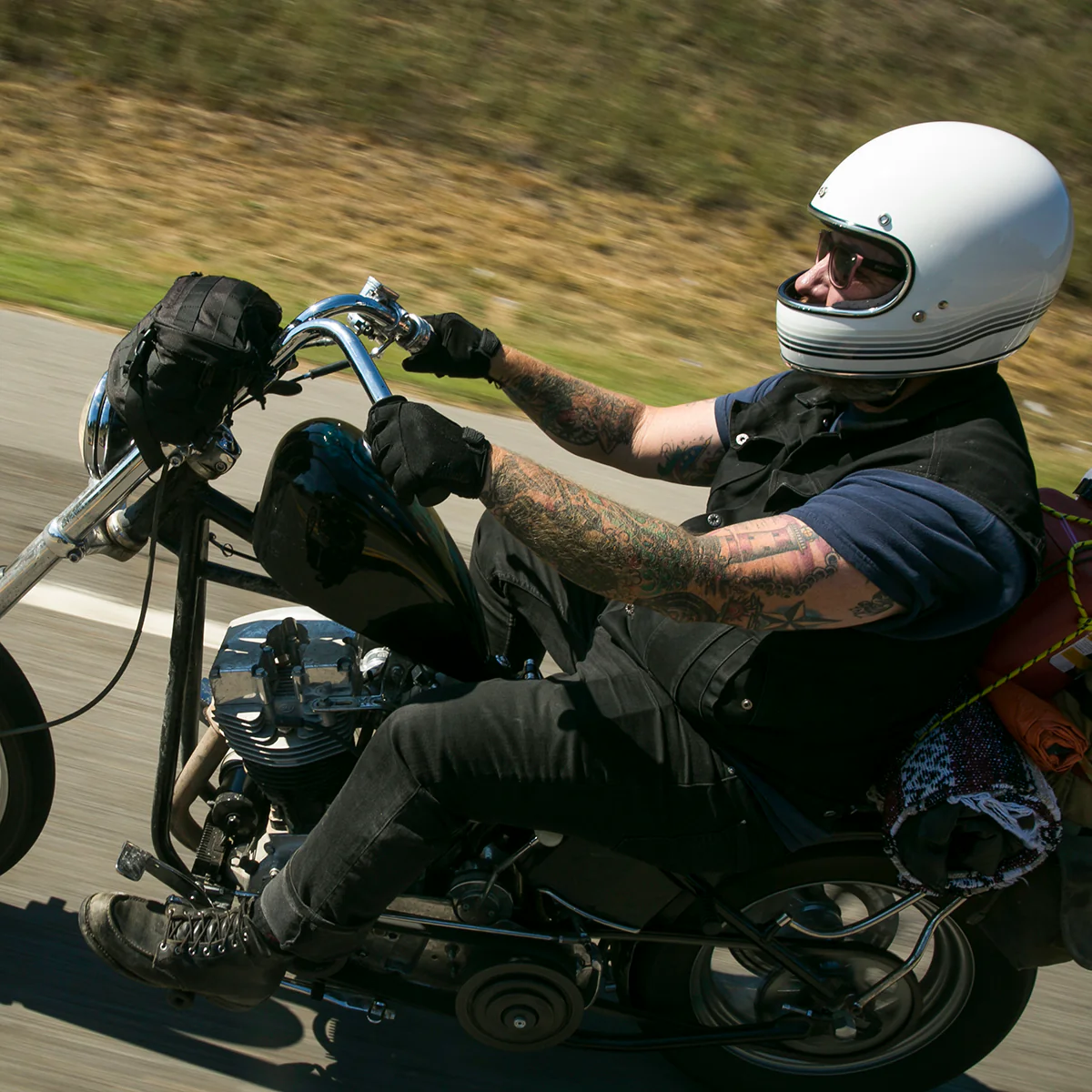 Moto Gloves - Black/Black - Image 6