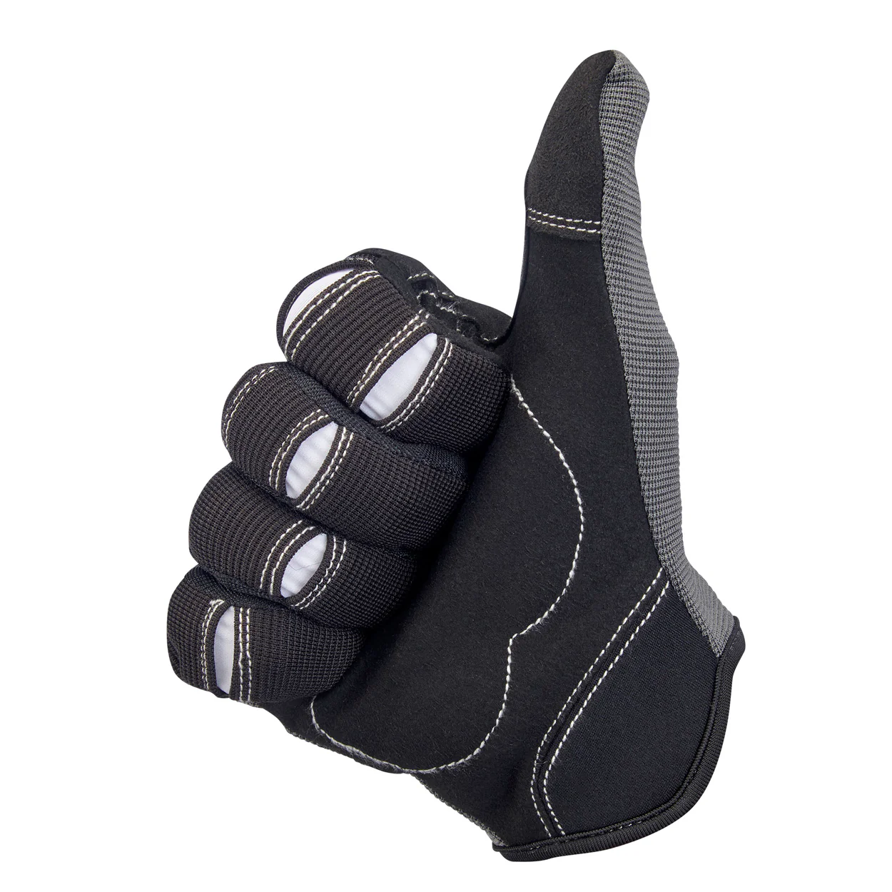 Moto Gloves - Grey/Black - Image 5
