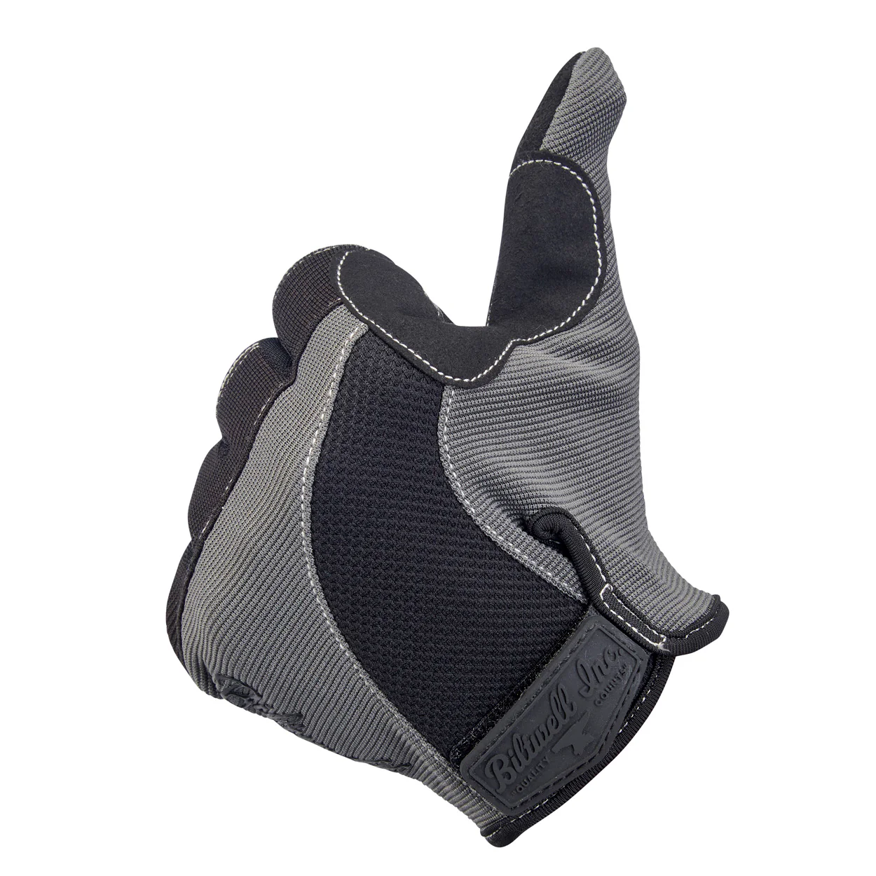 Moto Gloves - Grey/Black - Image 7