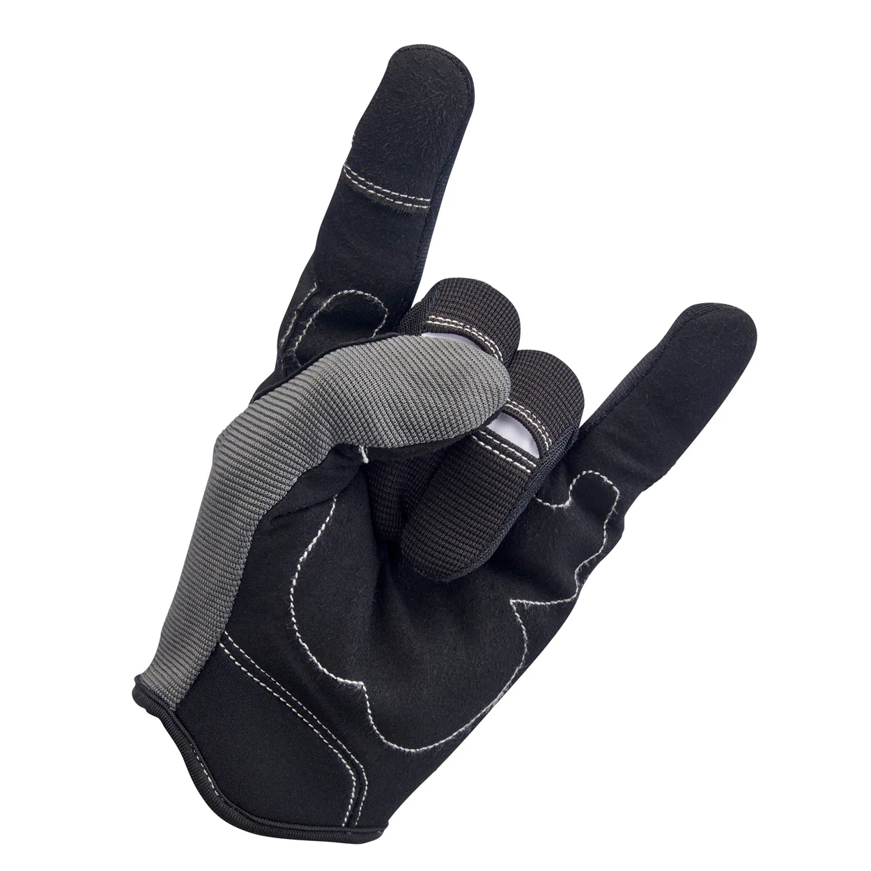 Moto Gloves - Grey/Black - Image 8