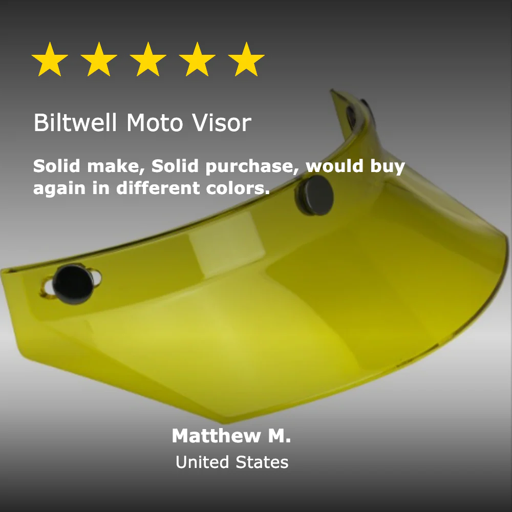 Moto Visor - Yellow - Image 8
