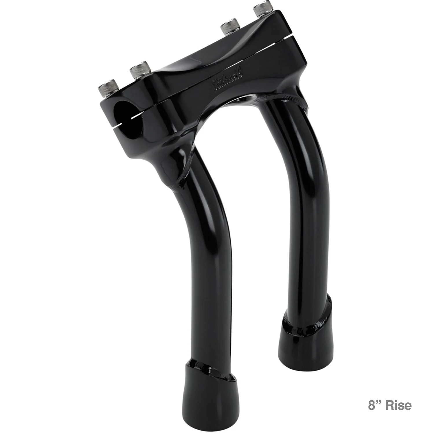 Murdock Pullback Risers 6" 8" 10" 12" - Black Electroplate - Image 3
