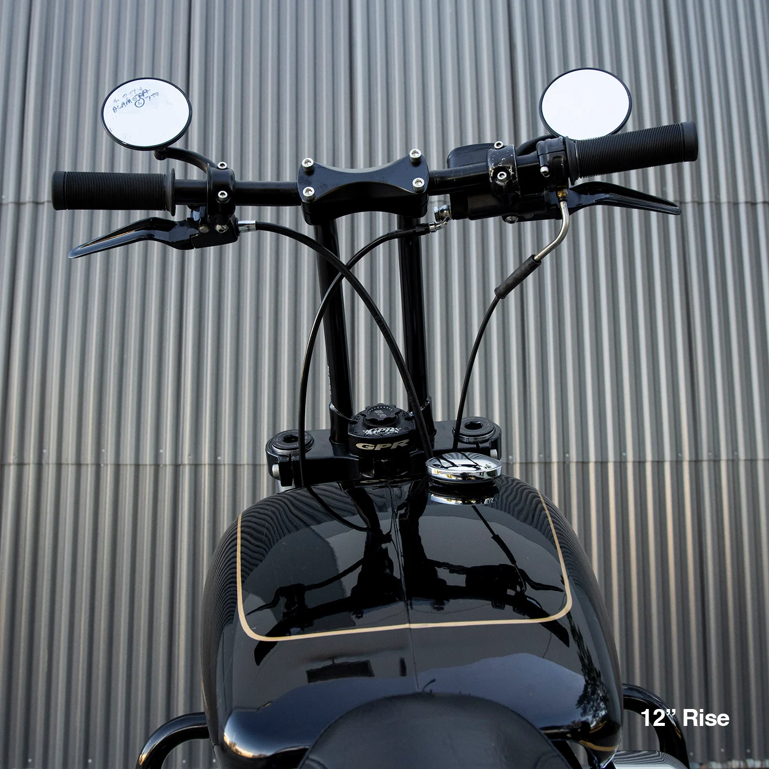 Murdock Pullback Risers 6" 8" 10" 12" - Black Electroplate - Image 45
