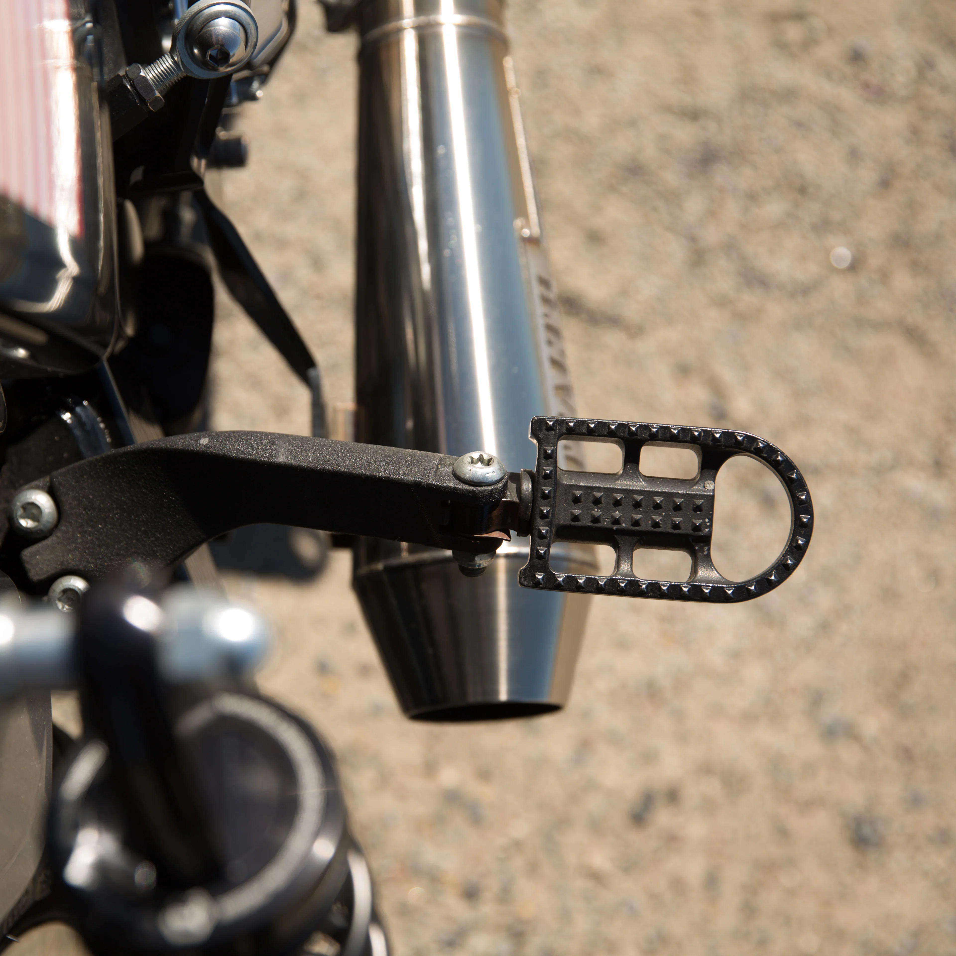 Mushman Foot Pegs HD Classic - Black Electroplate - Image 7