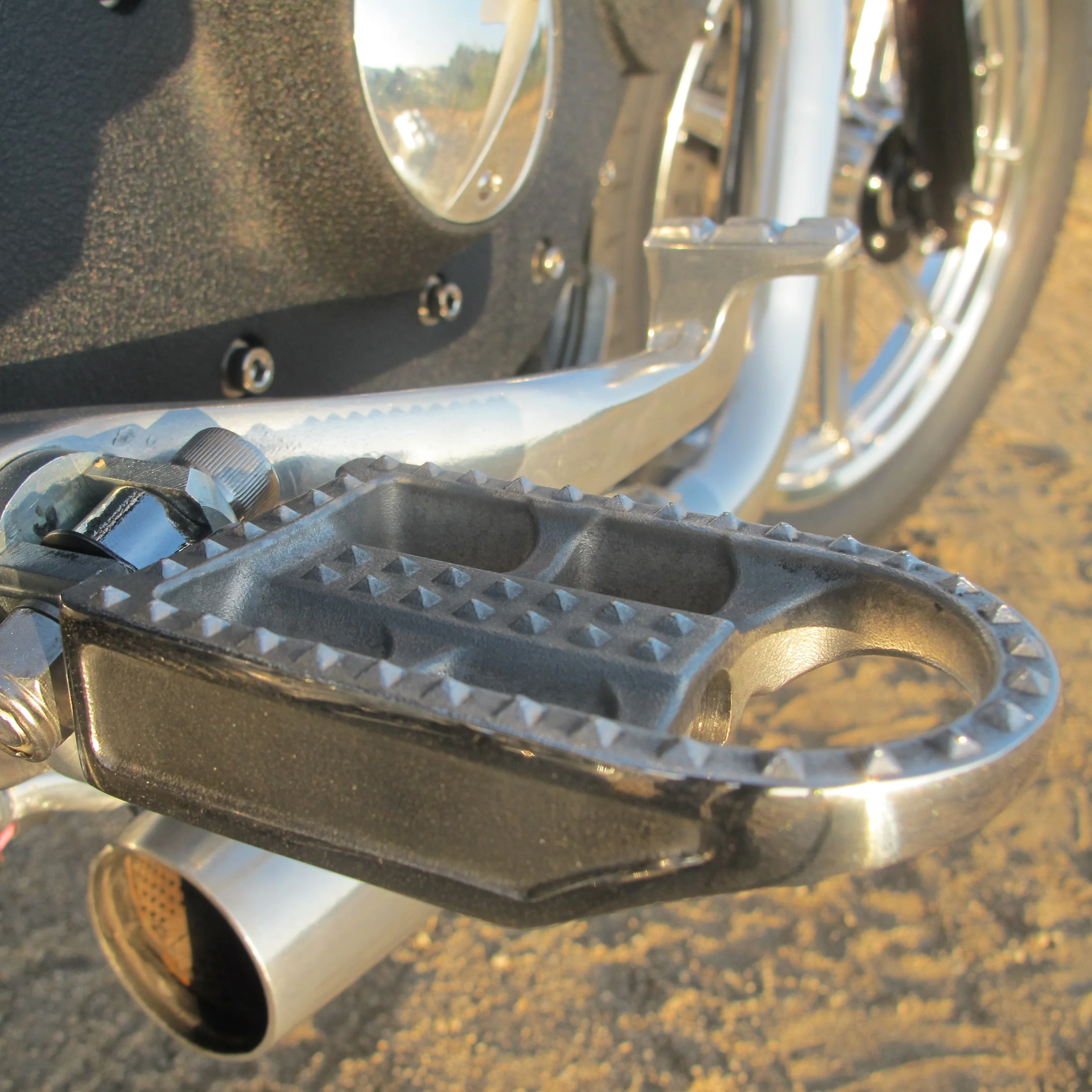 Mushman Foot Pegs HD Classic - Polished - Image 7